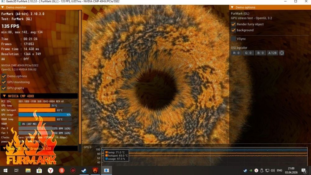Videokarta RTX 2060 аналог CMP 40HX 8gb