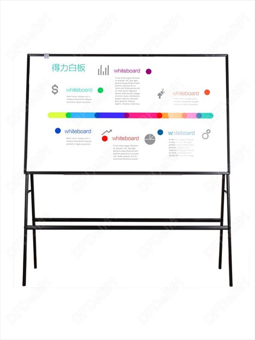 Доска белая маркерная 90х150 Deli 8785 с подставкой ОРИГИНАЛ