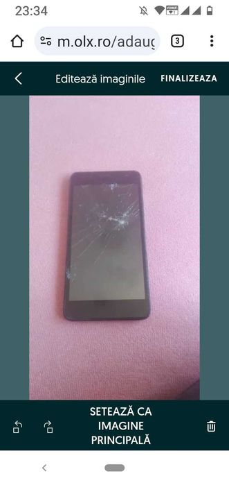 Telefoane Archos color 50 3G display uri sparte dar încă se mai aprind