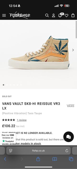 Vans 420 high top limited edition