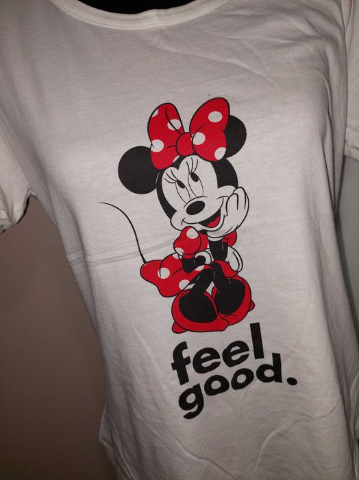 Tricou alb Mickey/Minnie Mouse Disney - nou
