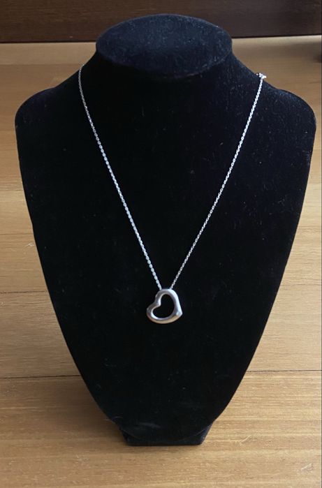 Pandantiv din argint in forma de inima cu diamant