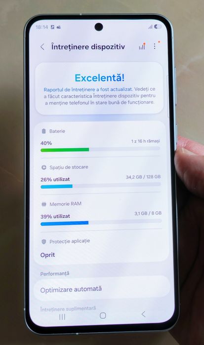 SAMSUNG A56 5G Awesome Lightgray Duos 8/128 GB ca nou + cadou!