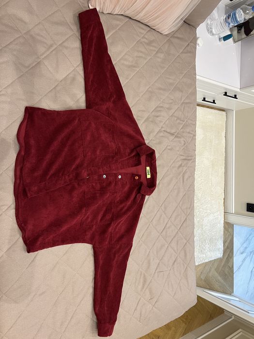 Рубашка вельветовая в идеальном состоянии