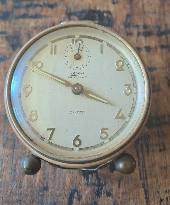 часовник стар немски Kaiser Brilliant Duett , антика уникат
