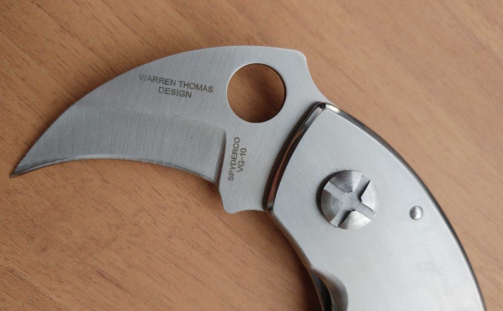 Сгъваем карамбит  Spyderco C84P Tiger Claw