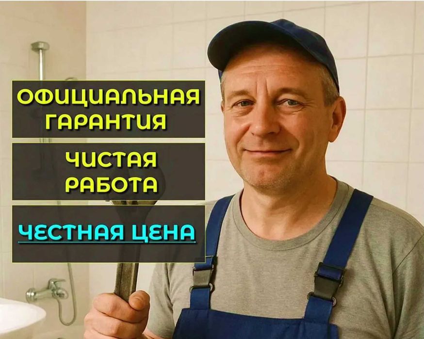 Сантехник, монтаж отопления, ремонт труб, устранение протечки