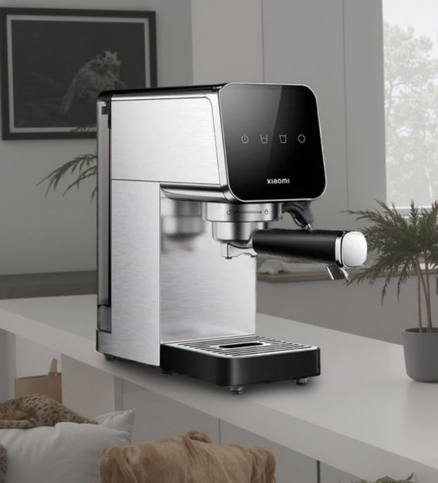Кофемашина Xiaomi Semi-Automatic Espresso Machine серебристый