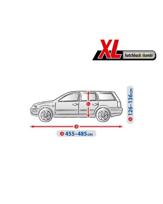 Prelata auto, husa exterioara Optimal Garage XL Hatchback/combi 455 – 485 cm