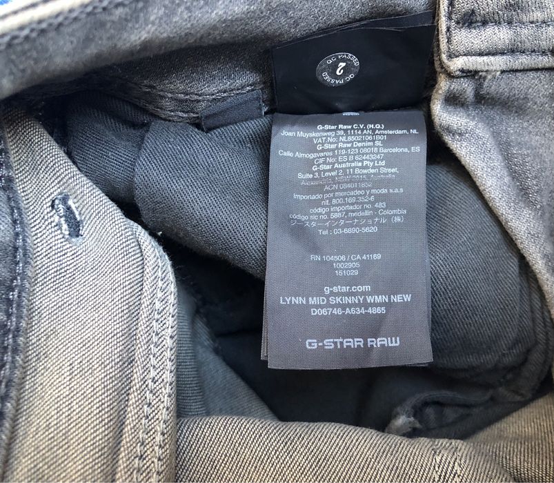 G-Star RAW Lynn Mid Waist Skinny Jeans ОРИГИНАЛНИ дамски дънки -26-27