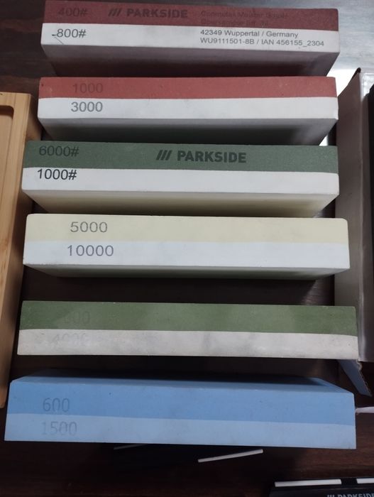 Комплект от камъни за заточване на ножове