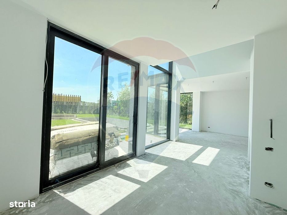 Vilă modernă de vânzare | 5 camere | Dumbrava Vlăsiei | Teren 750 mp