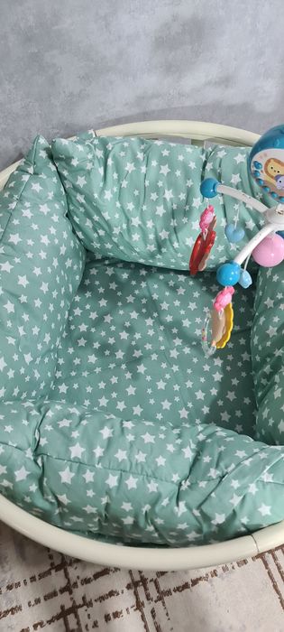 Бортики в кроватку 6шт