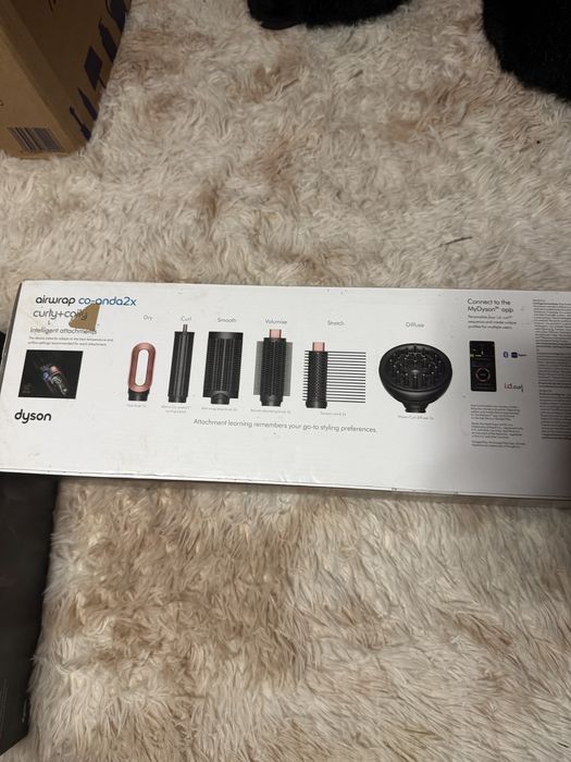 Ondulator 6in1 Dyson airwrap straight+wavy rose gold