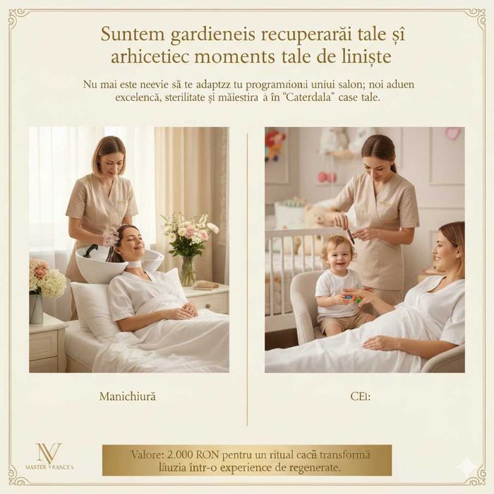 Servicii de infrumusetare pentru toata familia, la domiciliu