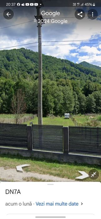VÎND TEREN LA MUNTE intravilan lingă rîul Lotru