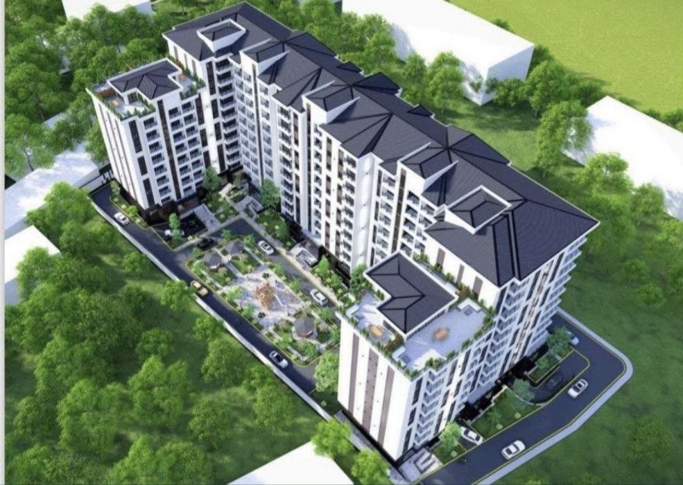 НОВОСТРОЙКА Юнусабад17кв(ErusEmpire)1-комнатная 26м2 КОРОБКА+КАДАСТР!!