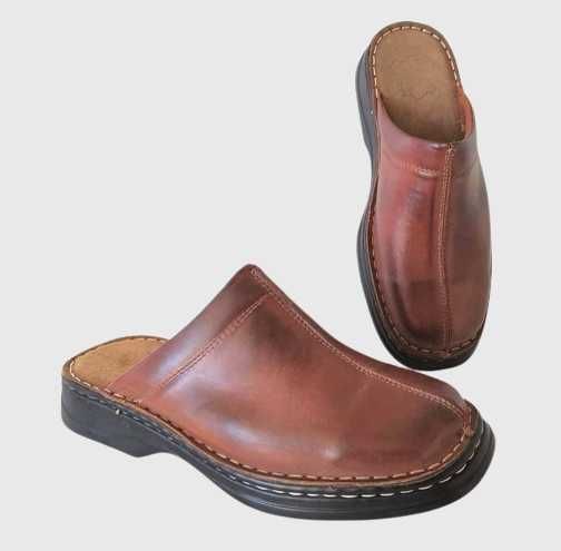 ЕСТЕСТВЕНА кожа- Габровско мъжко сабо модел 030