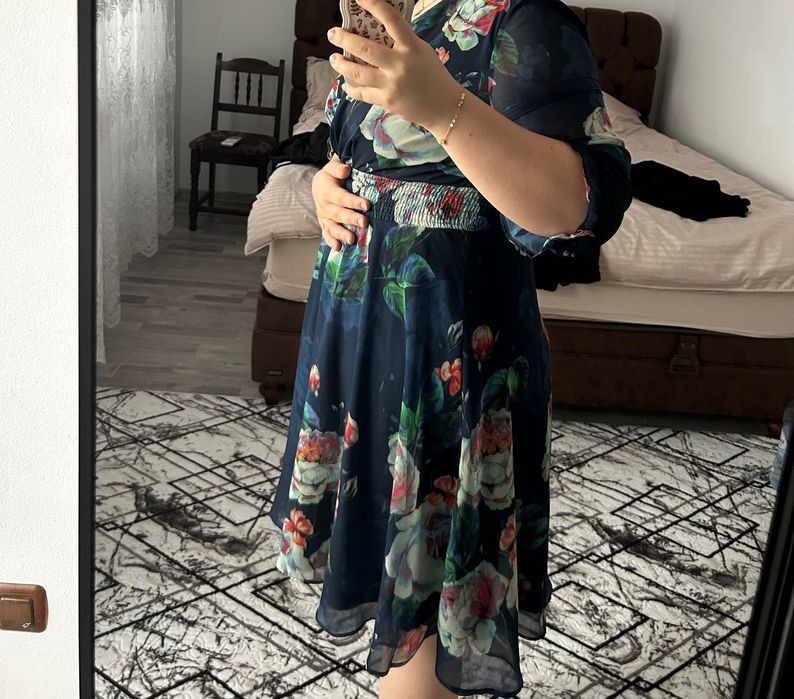 Шарена рокля на цветя