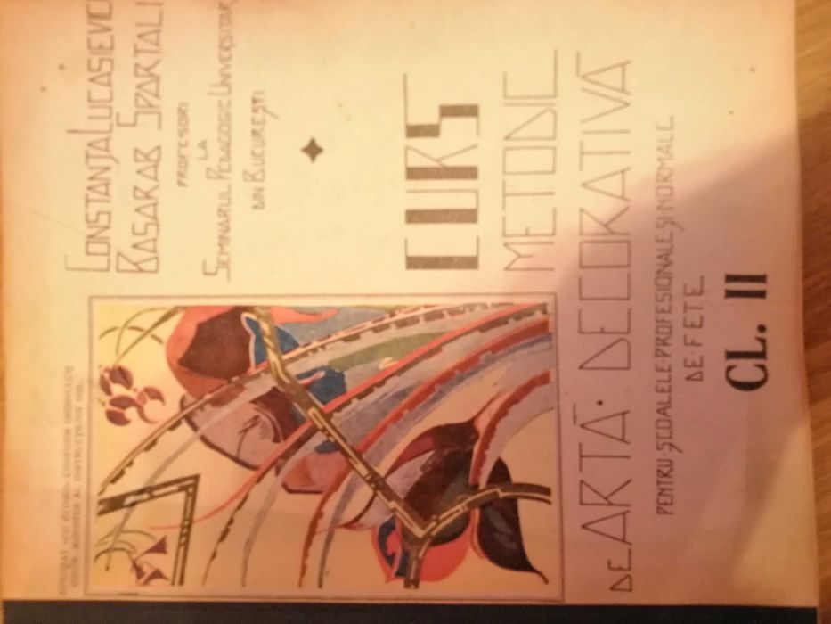 Curs metodic arta decorativa romaneasca, 1935, editii princeps!