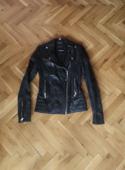 Дамско кожено яке естествена кожа размер XS