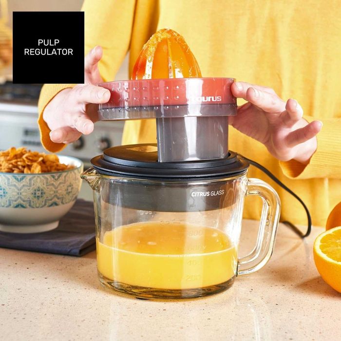 Електрическа Цитруспреса TAURUS, 1л. 30W, Стъклена чаша, НОВО