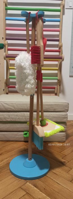 Детски дървен комплект за почистване