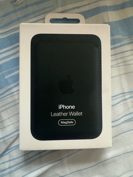 Apple wallet Original de piele cu animatie si Cutie originala