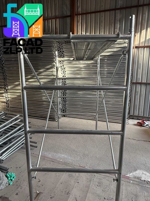 Леса нержавейка труба Ø40мм, стенка 2.2мм, усиленный поддон