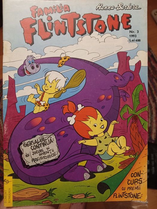 Revista banda desenată Familia Flintstone EGMONT - Hanna-Barbera