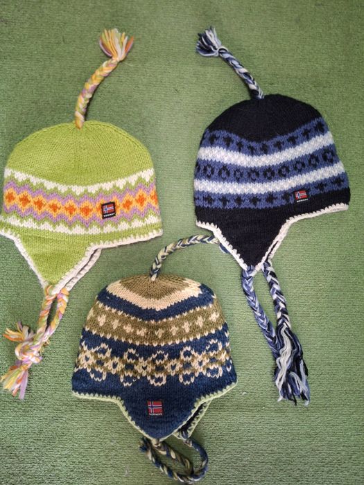 Norway-Ски Шапки  100% вълна