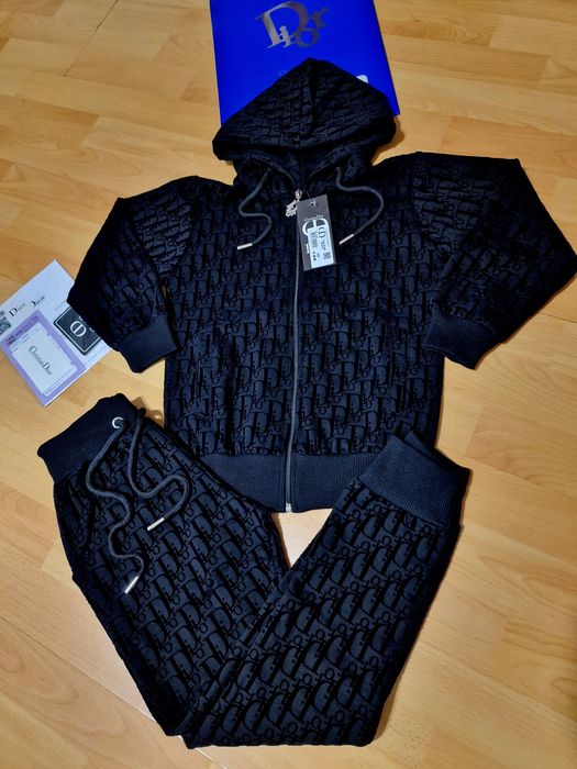 Trening Christian Dior, insertii catifea, bumbac, new collection