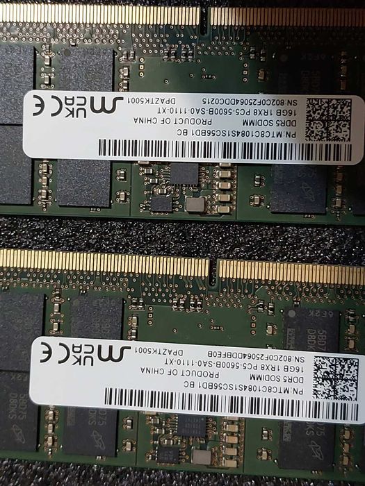 32GB 5600MT/s, 4800MT/s - DDR5 (SO-DIMM - RAM памет за лаптоп)