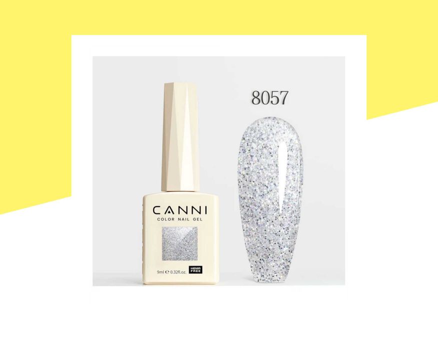 Професионален хипоалергенен гел лак серия Diamond Glitter CANNI – 9 мл