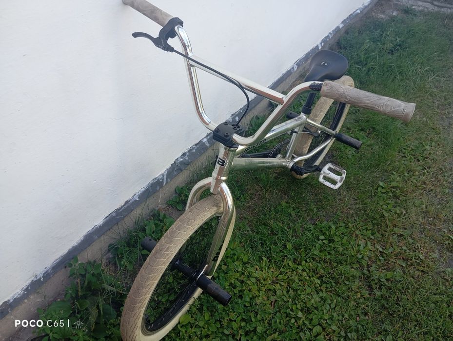 велосипед bmx серебряный б/у, торг