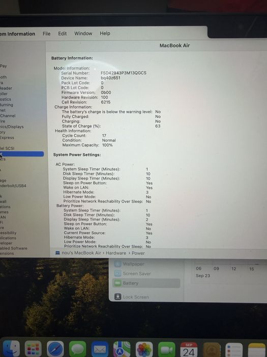 ! MacBook Air 13 M2 (2022) – 16GB RAM – baterie 100%