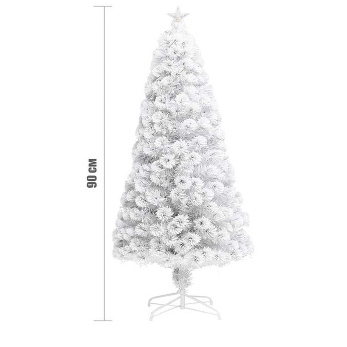 Изкуствена коледна елха - бяла