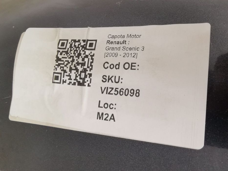 Capota Motor Renault  Grand Scenic 3 2009 2010 2011 2012 Originala