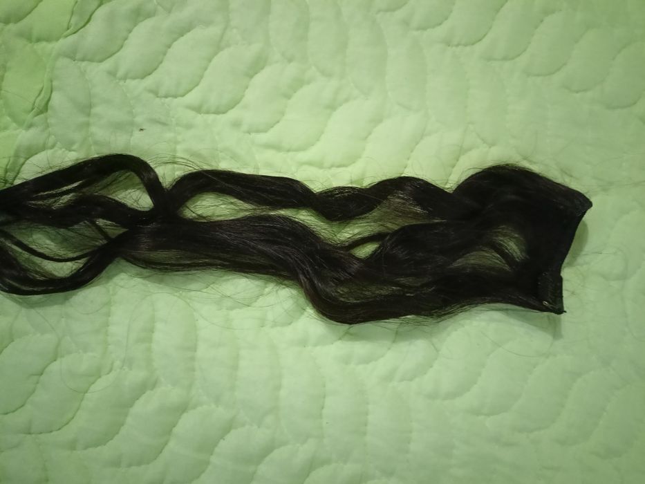 Extensii 100% par natural culoare negru - clip-in