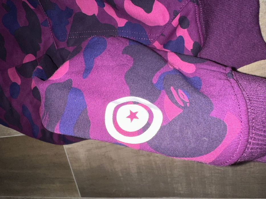 Hanorac Bape Mov A Bathing Ape Cammo Shark Drip Hype