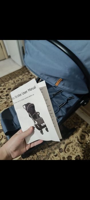 Детский коляска сини