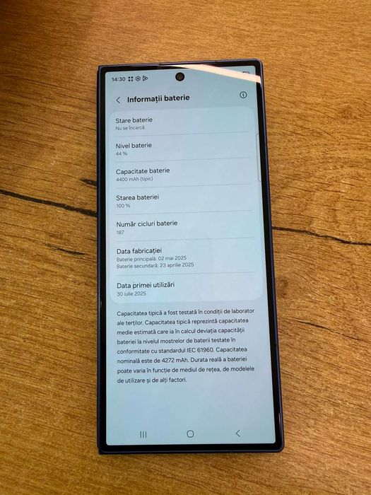 Samsung Galaxy Z Fold7 5G 256GB 12GB RAM Dual SIM Albastru – Stare Foarte Bună – Garanție 12 Luni