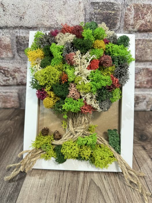 Рамка картина със скандинавски мъх