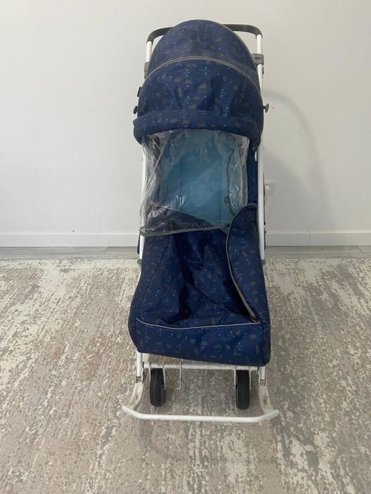 Санки коляска для зимы