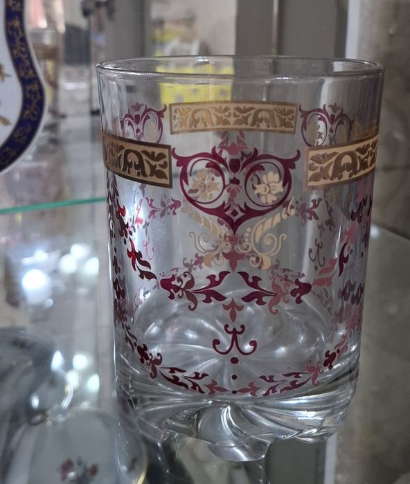 Стеклянный стаканчик для льда от Devalbor Italy.Середина века