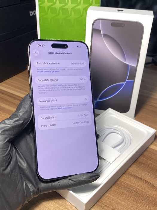 iPhone 16 Pro Max • 256 GB • Black Titanium