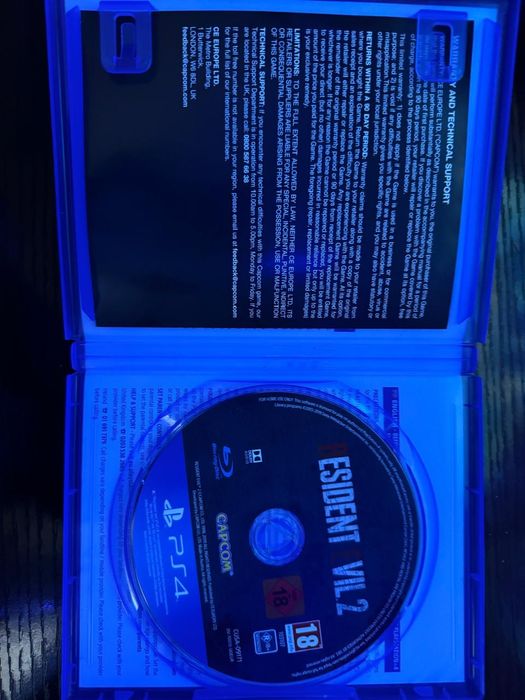 Resident Evil 2 Remake PS4 диск