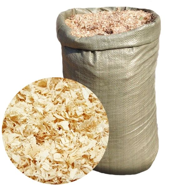 Опилки и стружка в мешках Алматы