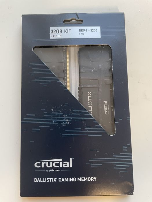 32GB (2x16GB) DDR4 Crucial Ballistix 3200MHz CL16 Micron E-Die – OC потенциал