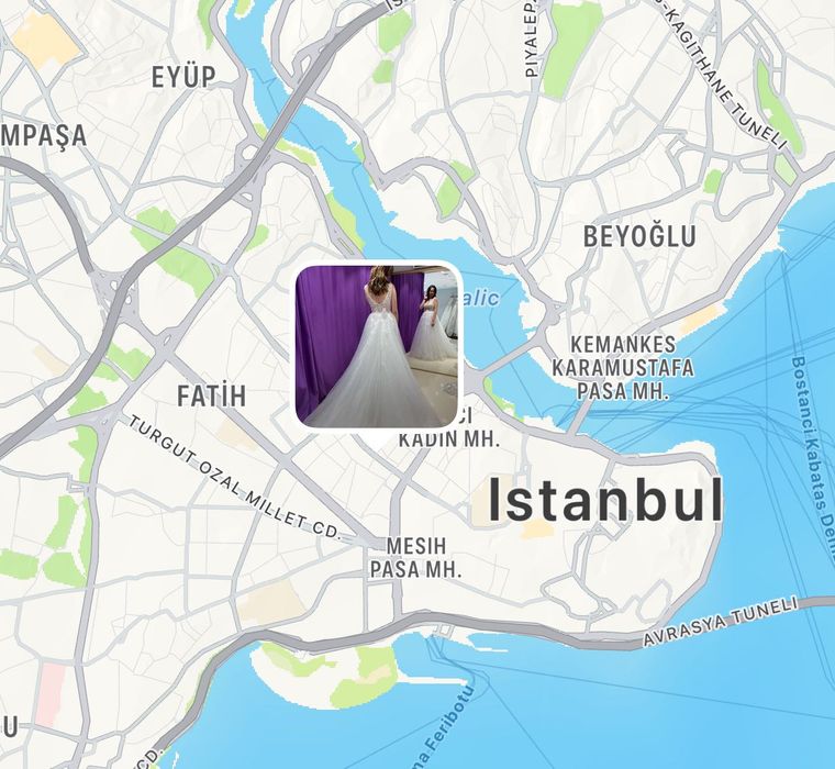 Свадебное платье из Турции, М-L